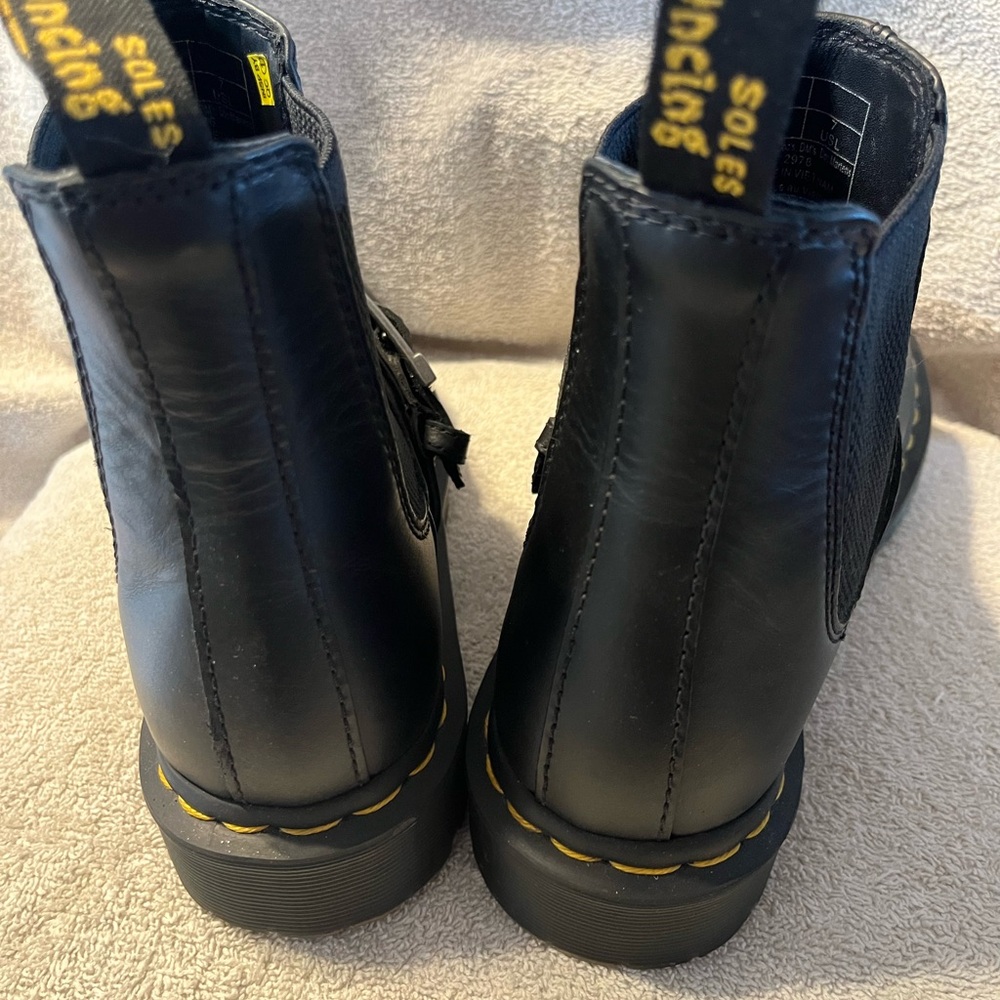 Dr. Martens Black Leather Boots - Picture 6 of 6